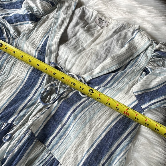 Hemant & Nandita blouson sleeved midi dress EUC size S - Picture 6 of 10